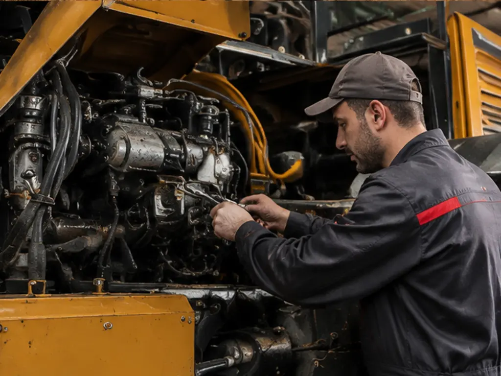 Maintenance mécanique d'un engin Mabilex