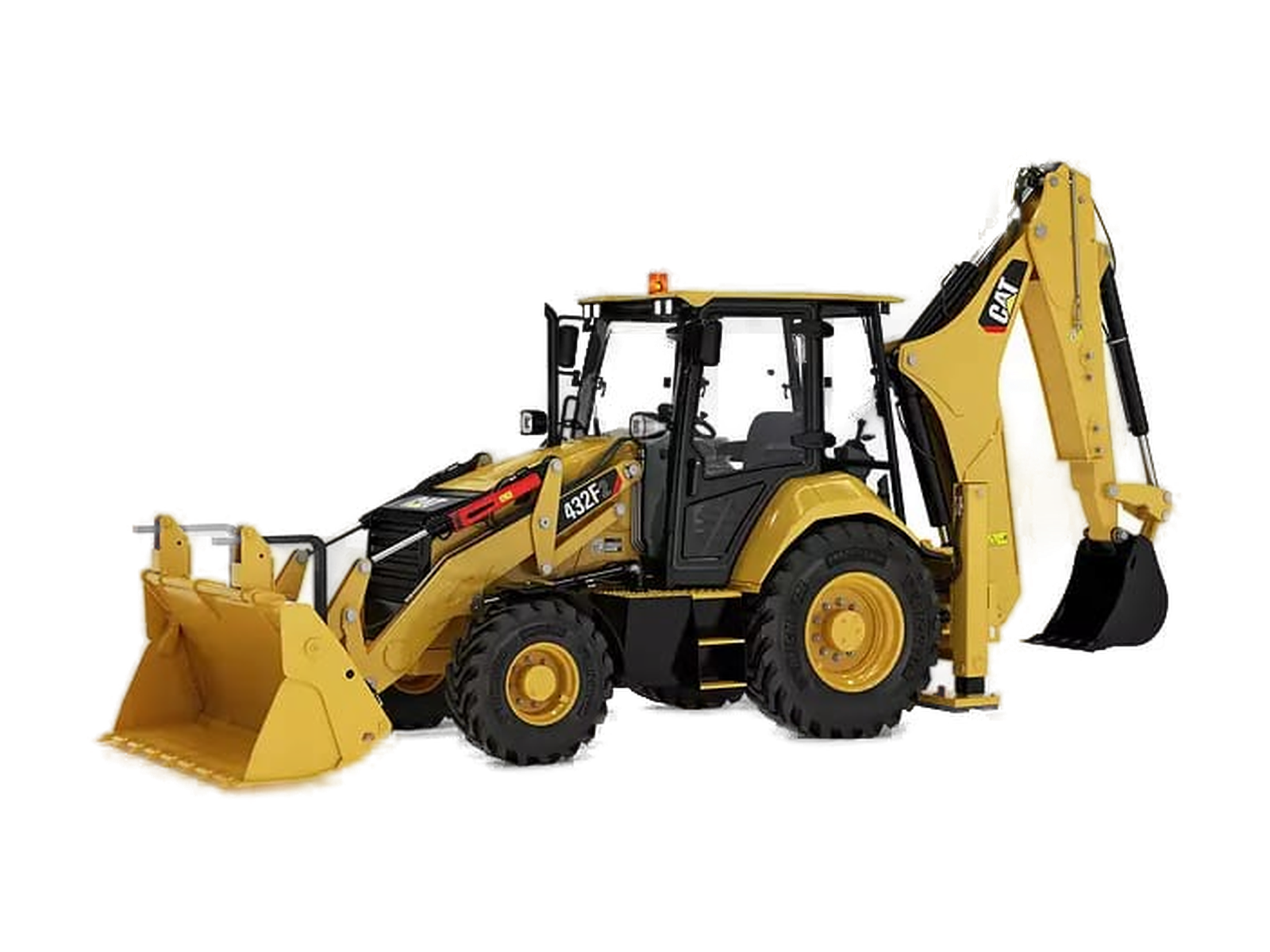 CAT 432F sur un chantier marocain