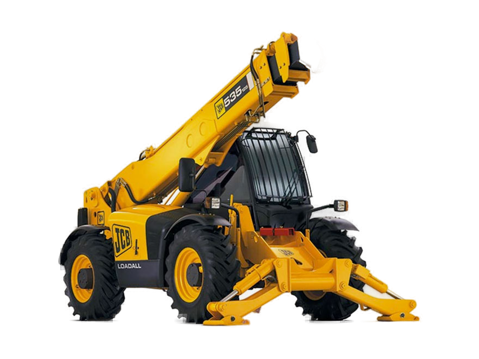 JCB 535-140 sur un chantier marocain
