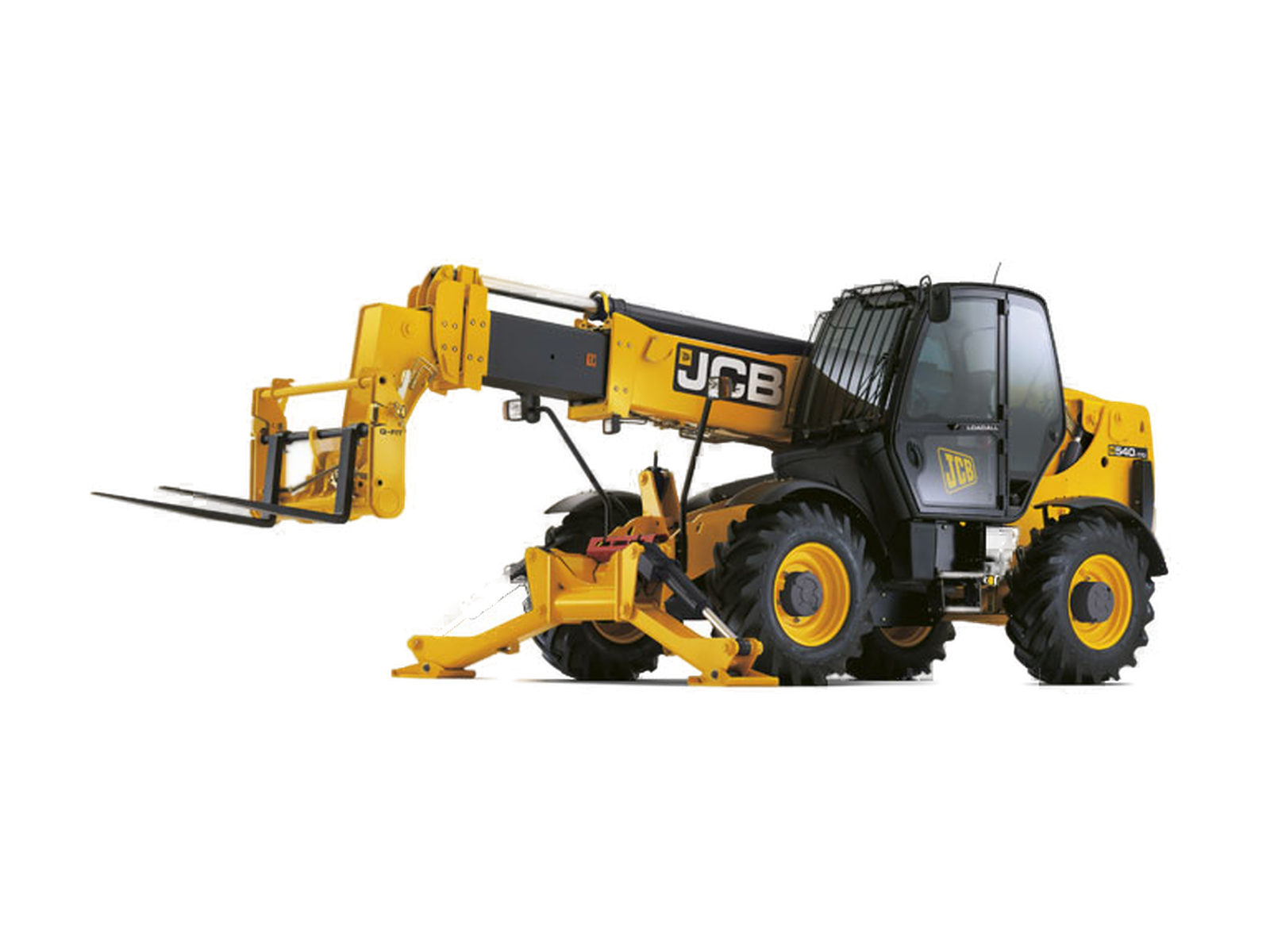JCB 540-170 sur un chantier marocain